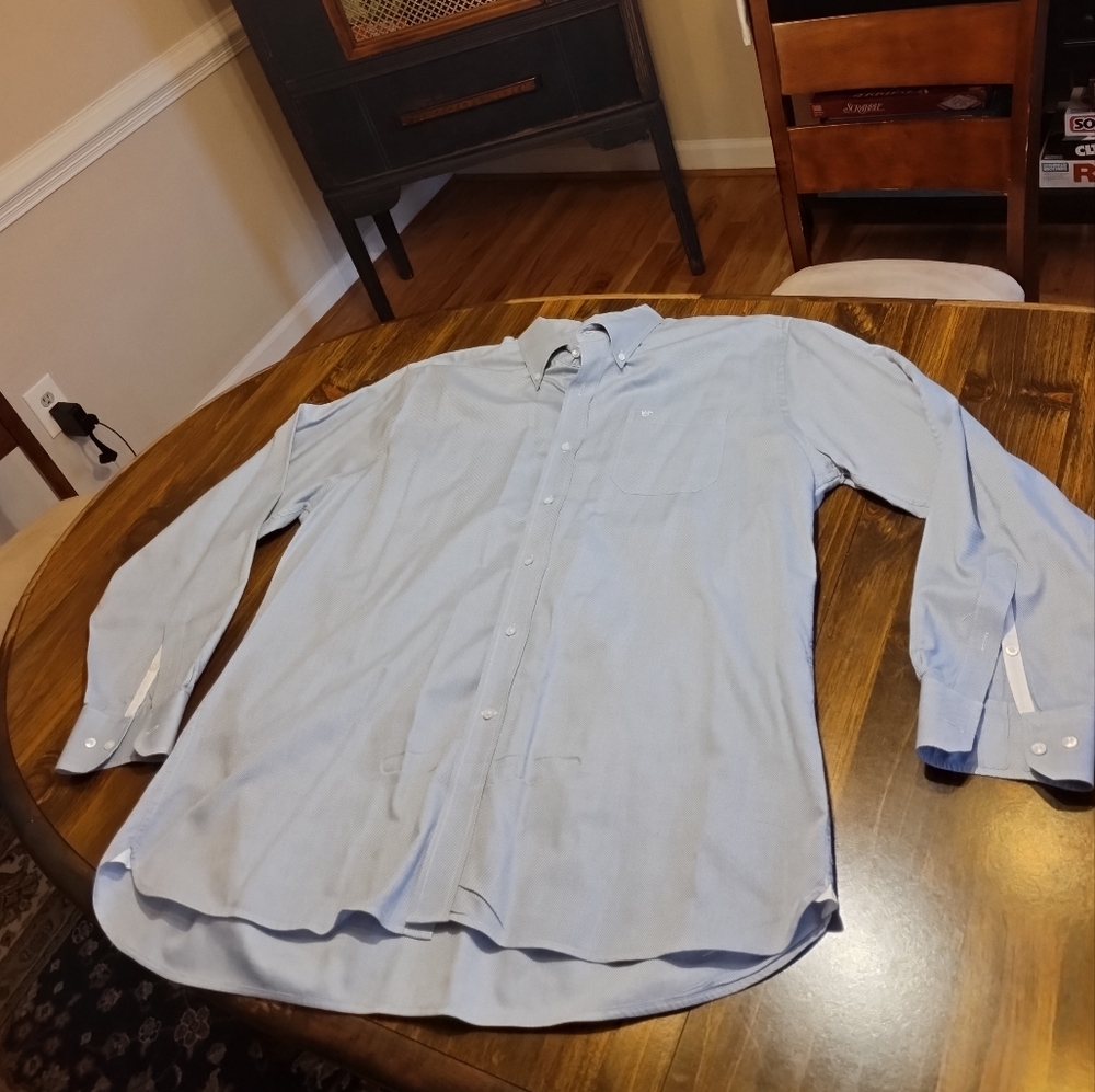 Southern Tide XL Long Sleeve Button Down Shirt, Light Blue
